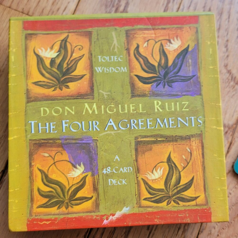 Four Agreement Cards By MIGUEL RUIZ 48 Card Deck